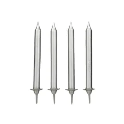 Cerf Dellier Bougie argentée (x 12)