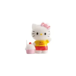Cerf Dellier Bougie d'Anniversaire Hello Kitty sur pique