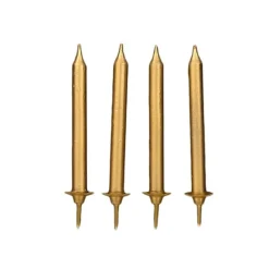 Cerf Dellier Bougie dorée (x 12)