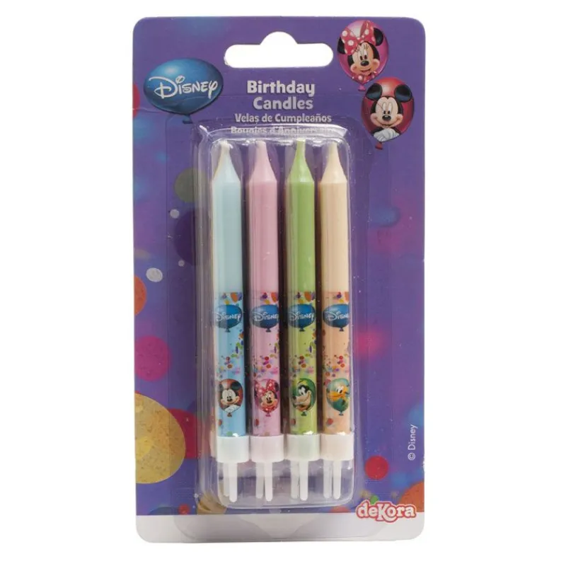 Cerf Dellier Bougie La Maison de Mickey (x 8)