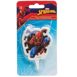 Cerf Dellier Bougie Spiderman 2D 7 cm