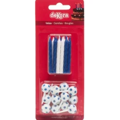 Cerf Dellier Bougies + ballons de football (x 12)