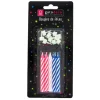 Cerf Dellier Bougies d'anniversaire 8 cm assorties (x 10)