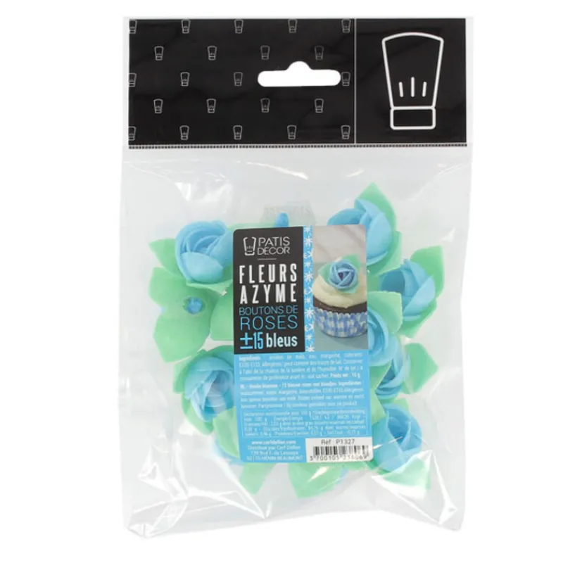 Cerf Dellier Boutons de rose bleue x15