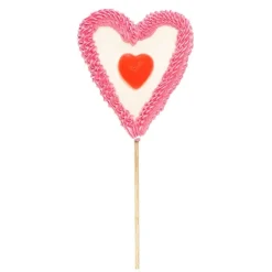 Cerf Dellier Brochette marshmallow coeur 60 g