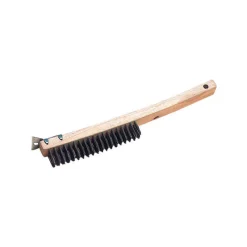 Cerf Dellier Brosse à grill avec grattoir 36,5 cm