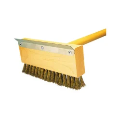 Cerf Dellier Brosse-grattoir à four 28 cm avec manche 1 m