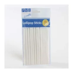 Cerf Dellier Bâtons sucettes cake pops 16 cm (x35)