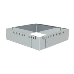 Cerf Dellier Cadre à entremets extensible inox carré 16 à 30 cm De Buyer