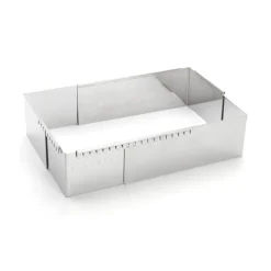 Cerf Dellier Cadre extensible inox rectangle Hauteur 5cm De Buyer