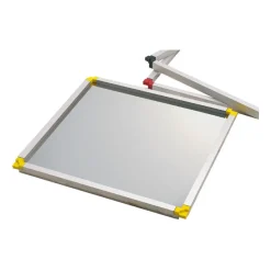 Cerf Dellier Cadre superposable 350x350  supplémentaire rouge hauteur 1,5 cm