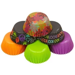 Cerf Dellier Caissette cupcake Halloween assorties Wilton (x150)