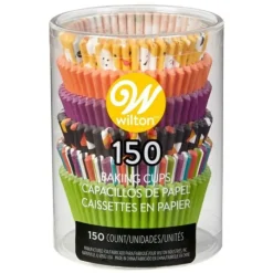Cerf Dellier Caissette cupcake Halloween emoji assorties Wilton (x150)