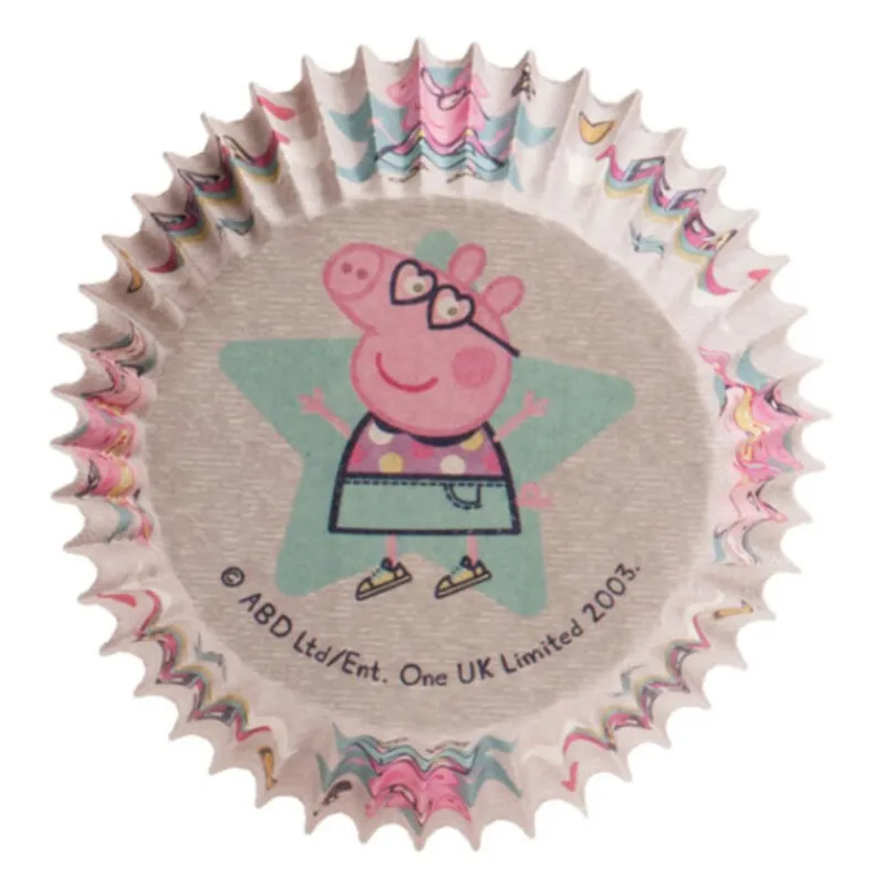 Cerf Dellier Caissette cupcake Peppa Pig (x25)