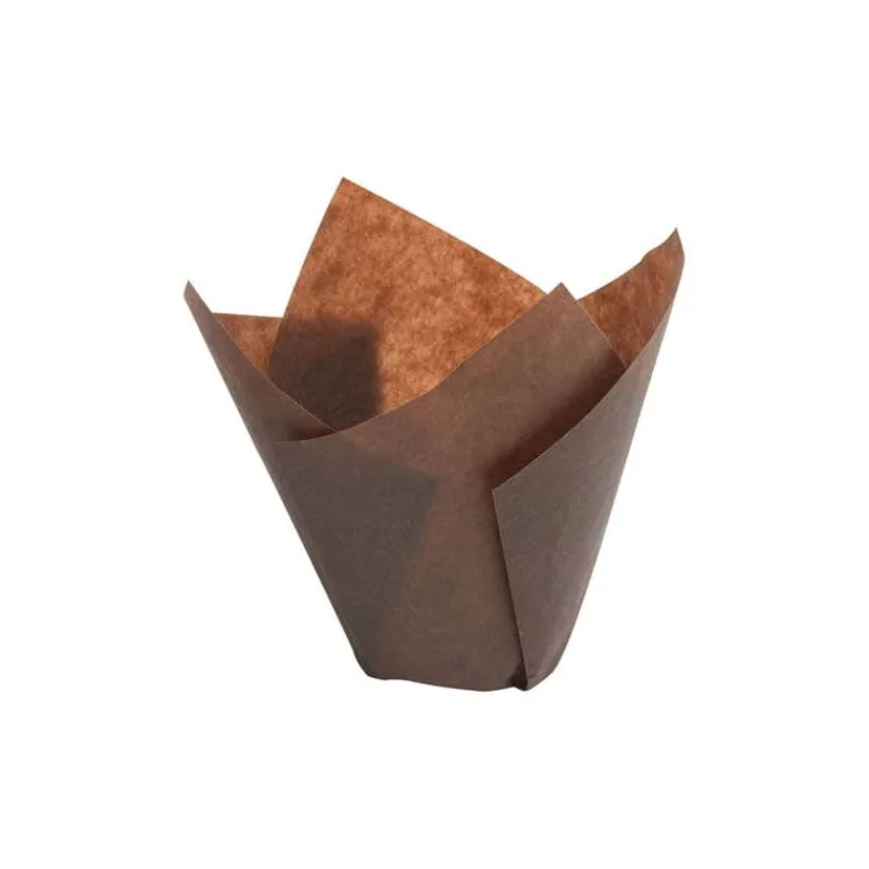 Cerf Dellier Caissette haute Tulipcup brune (x300)