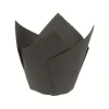 Cerf Dellier Caissette haute Tulipcup noire (x 200)