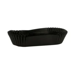 Cerf Dellier Caissette ovale plissée noire Calypso n°88 (x1000)