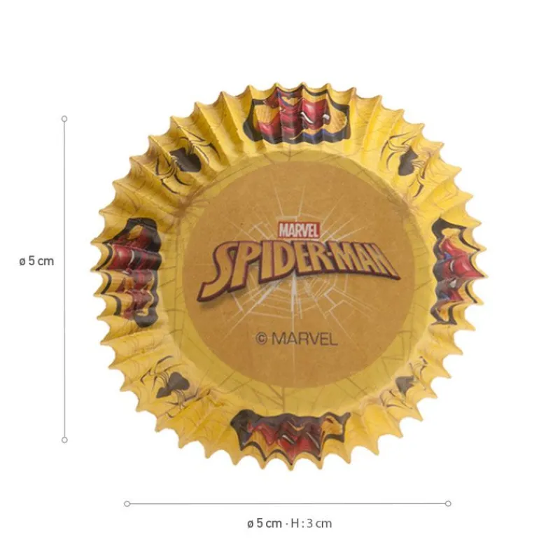 Cerf Dellier Caissettes à cupcake Spiderman (x25)