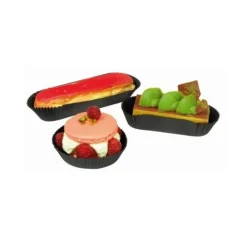 Cerf Dellier Caissettes cuisson Calypso noires n°4 (x1000)