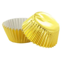 Cerf Dellier Caissettes cupcakes dorées (x50)