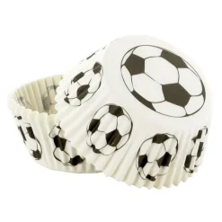 Cerf Dellier Caissettes cupcakes "Football" (x50)