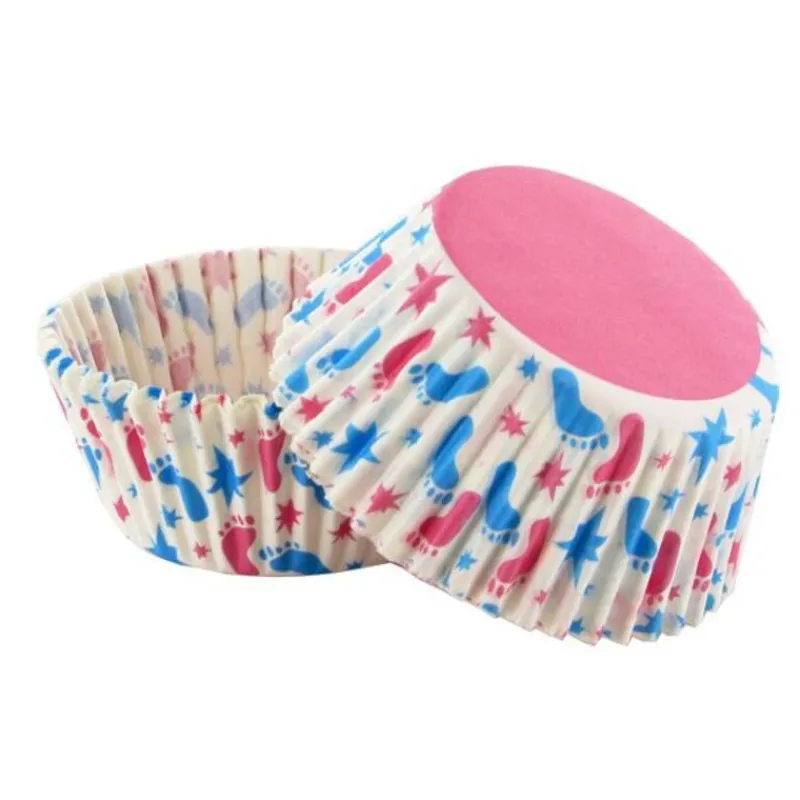 Cerf Dellier Caissettes cupcakes "Petits pieds" (x50)
