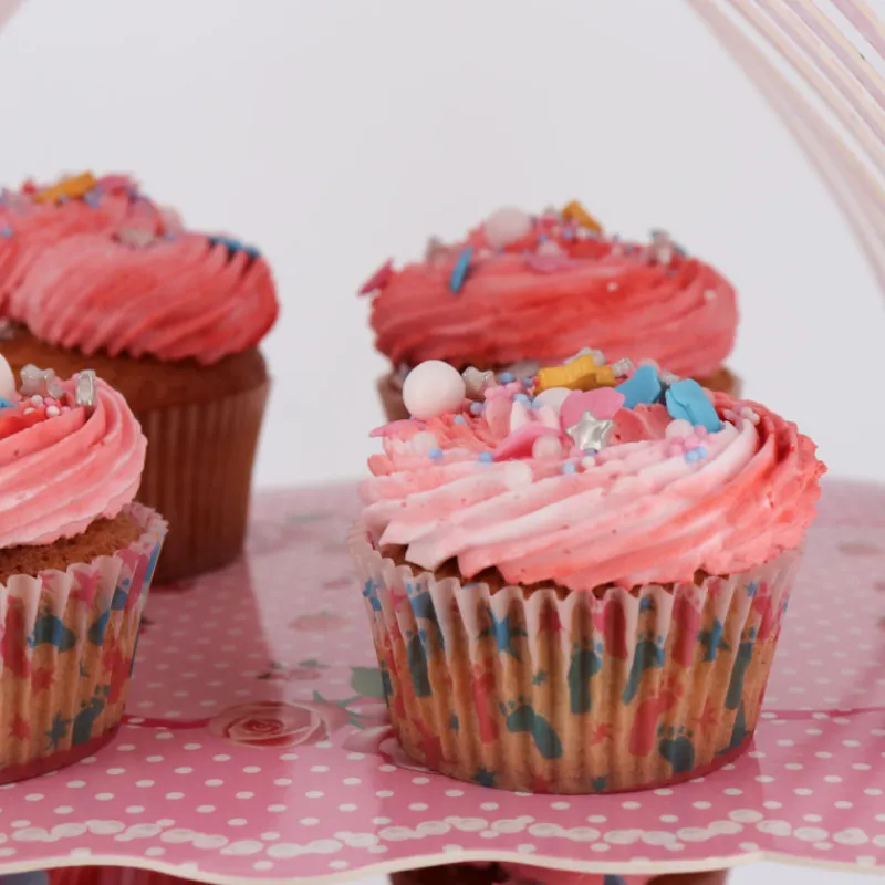 Cerf Dellier Caissettes cupcakes "Petits pieds" (x50)