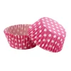 Cerf Dellier Caissettes cupcakes roses à pois (x50)
