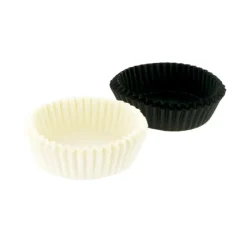 Cerf Dellier Caissettes de cuisson noires et blanches (x80)