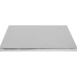 Cerf Dellier Cake drum rectangle argent 40 x 60 cm