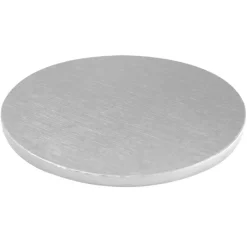 Cerf Dellier Cake Drum Rond Argent Ø 20 cm