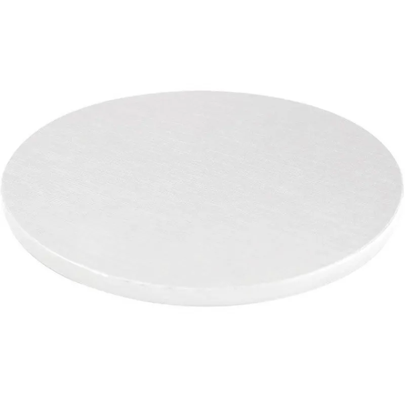 Cerf Dellier Cake Drum Rond Blanc Ø 25 cm