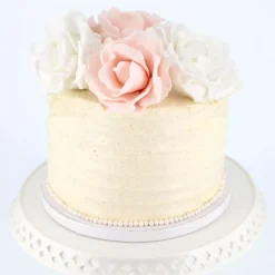 Cerf Dellier Cake Drum Rond Blanc Ø 25 cm