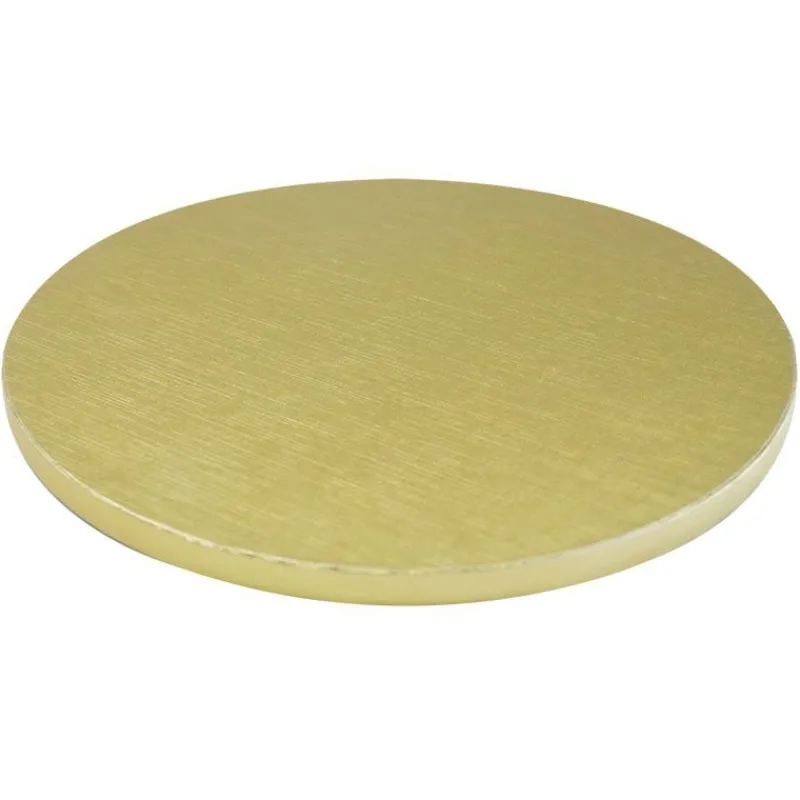 Cerf Dellier Cake Drum Rond Or Ø 30 cm