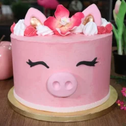 Cerf Dellier Cake Drum Rond Or Ø 35 cm