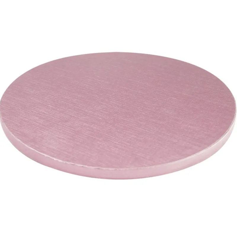 Cerf Dellier Cake Drum Rond Rose Ø 17 cm