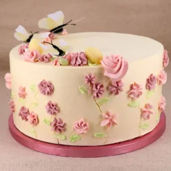 Cerf Dellier Cake Drum Rond Rose Ø 35 cm