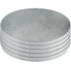 Cerf Dellier Cake Drums Ronds Argent Ø 45 cm (x5)