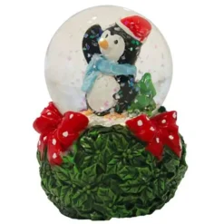 Cerf Dellier Cake Topper Boule à neige Pingouin