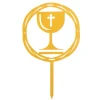 Cerf Dellier Cake topper Calice de communion