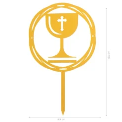 Cerf Dellier Cake topper Calice de communion