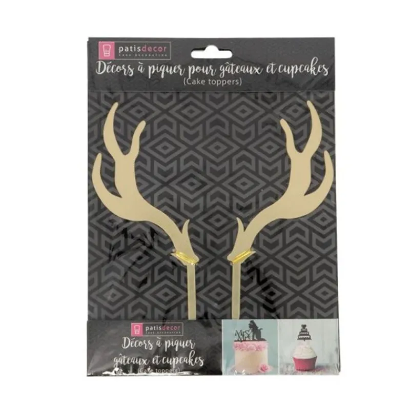 Cerf Dellier Cake Topper Cerf Dorés