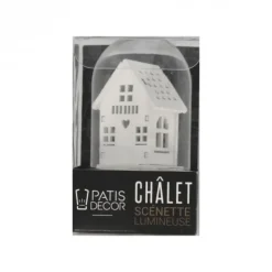 Cerf Dellier Cake Topper Chalet lumineux