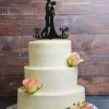 Cerf Dellier Cake Topper Couple enlacé