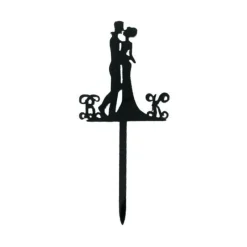 Cerf Dellier Cake Topper Couple enlacé