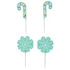 Cerf Dellier Cake topper flocon et sucre d'orge Wilton (x 12)