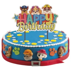 Cerf Dellier Cake topper Happy Birthday Pat Patrouille