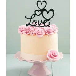 Cerf Dellier Cake Topper Love