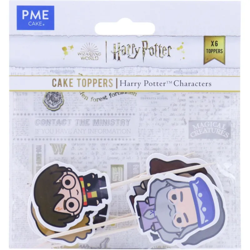 Cerf Dellier Cake topper personnages Harry Potter (x6)