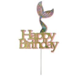 Cerf Dellier Cake topper queue de sirène